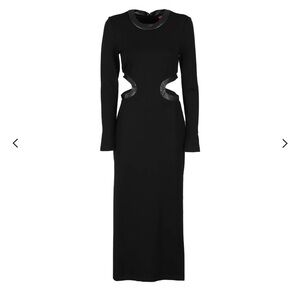 NWT STAUD Dolce Midi Dress Sz S
